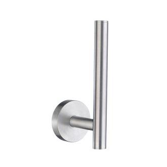 Smedbo HS320 5 1/2 in. Wall Mounted Spare Toilet Paper Holder in Brushed Chrome from the Home Collection